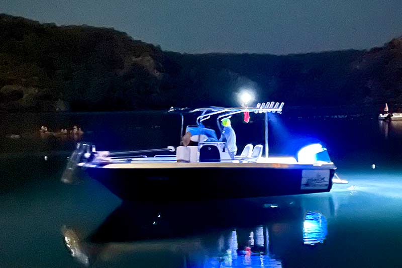 Fethiye Oludeniz Fishing Charter Boat at Night
